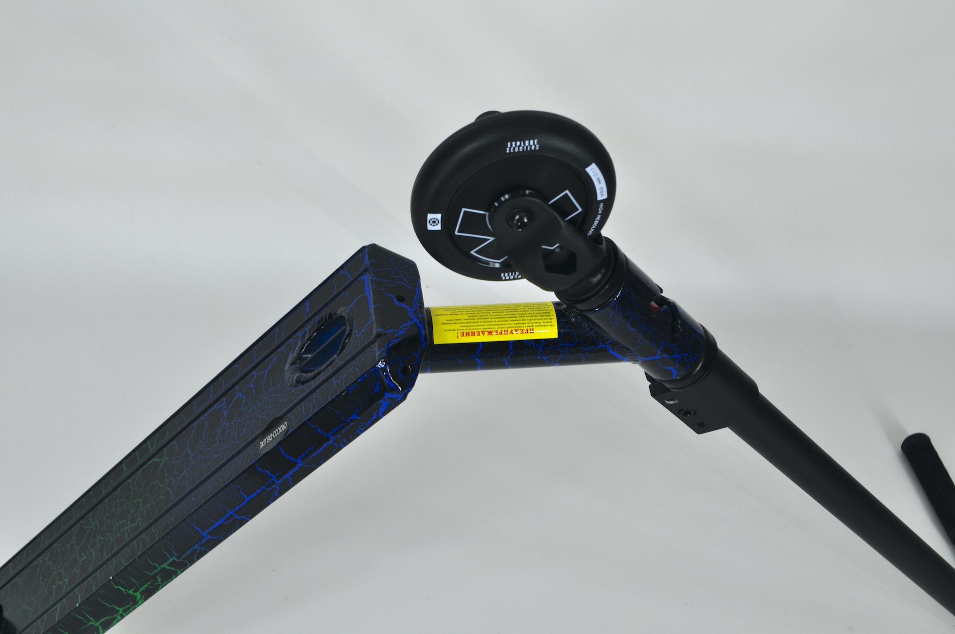 Самокат трюковый Explore Crocco Deluxe с пегами Зеленый - фото 12