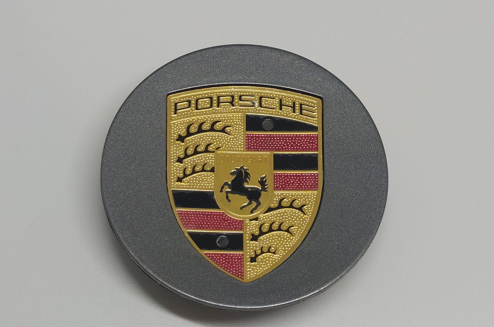 Колпак на диски Porsche 76 мм Графит (7PP601150A/7L5601149)