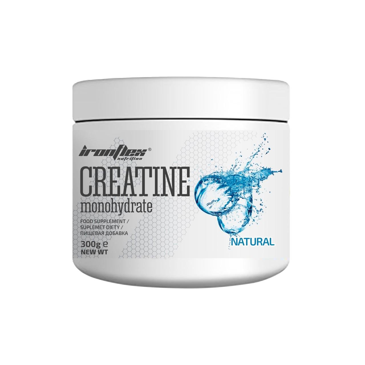 Креатин моногидрат IronFlex Nutrition Creatine Monohydrate Natural 300 g - фото 1