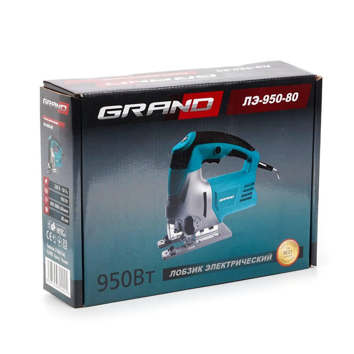 Лобзик электрический Grand ЛЭ-950-80 (1224) - фото 4 Лобзик электрический Grand ЛЭ-950-80 (1224) - фото 4