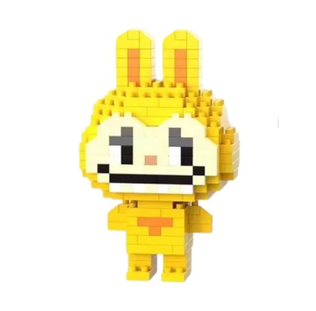 Конструктор детский Лабубу мини блоки 8 см 245 деталей Желтый (28711440) - фото 1 Конструктор детский Лабубу мини блоки 8 см 245 деталей Желтый (28711440) - фото 1