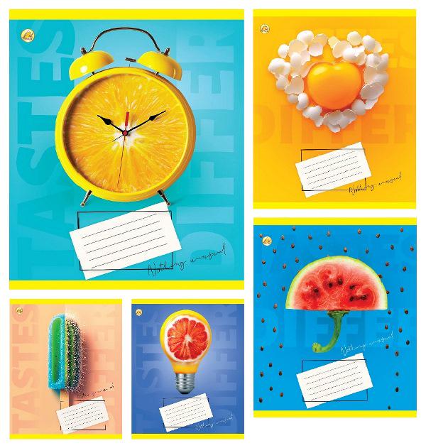 Зошити учнівські Тетрада Незвичайна 48 аркушів клітинка 10 шт. в упаковці