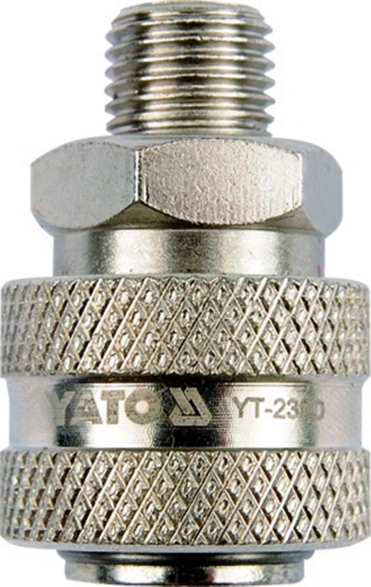 Муфта YATO с наружной резьбой d 1/2 50/250 (комп463)
