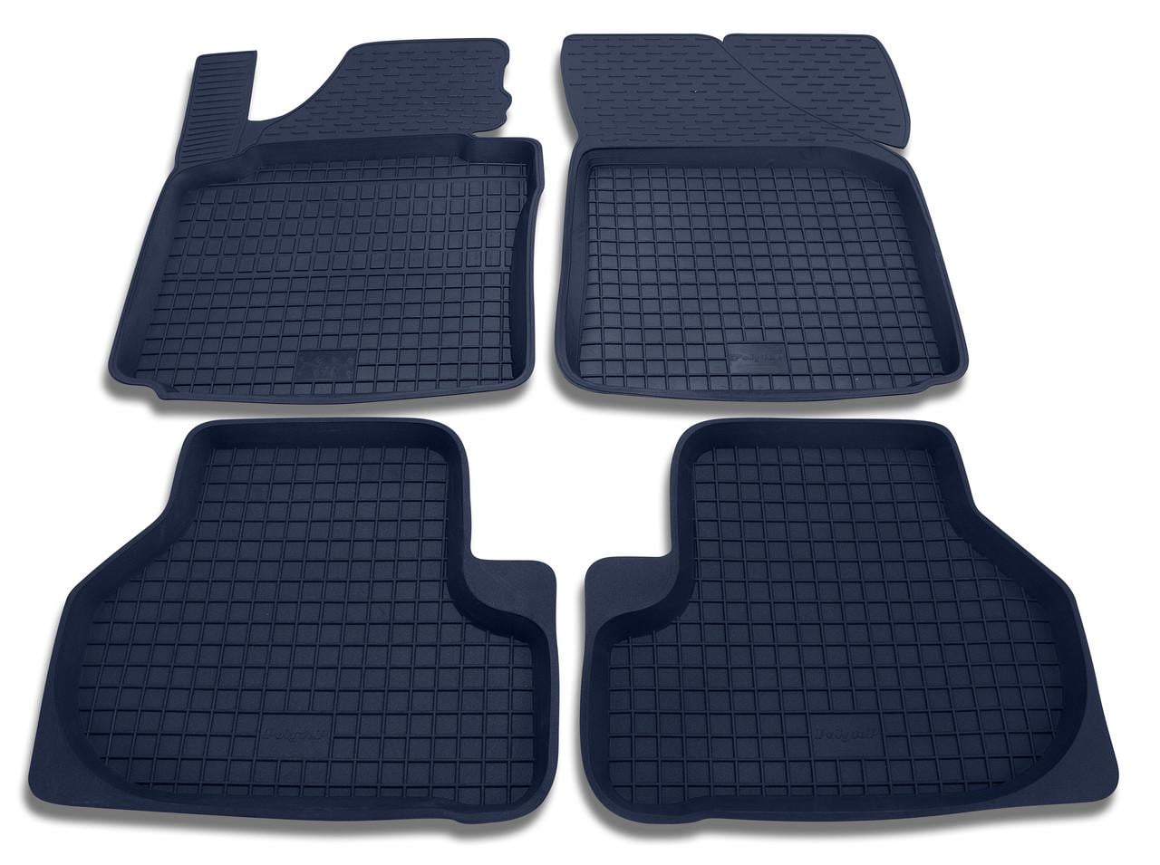 Коврики резиновые Skoda Octavia/Volkswagen Golf V/VI /Jetta с бортом 4 шт. (75649)