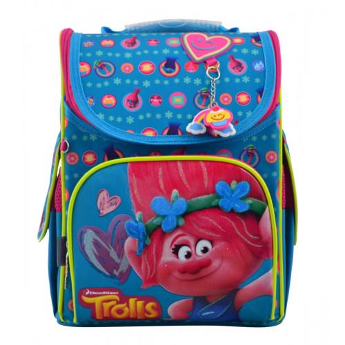 Рюкзак ортопедичний 1 Вересня H-11 Trolls turquoise 33,5х13,5х26 см (555162)