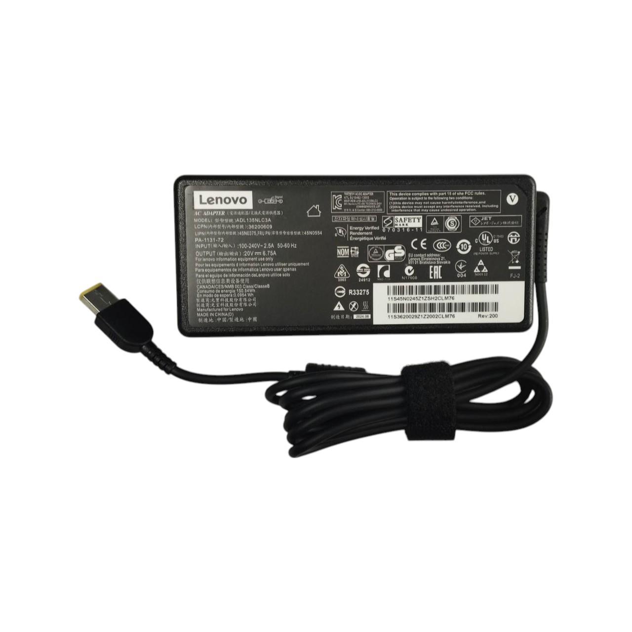 Блок питания для ноутбука Lenovo-IBM Yoga ADL135NLC3A 135W 20V 6,75A (011294)