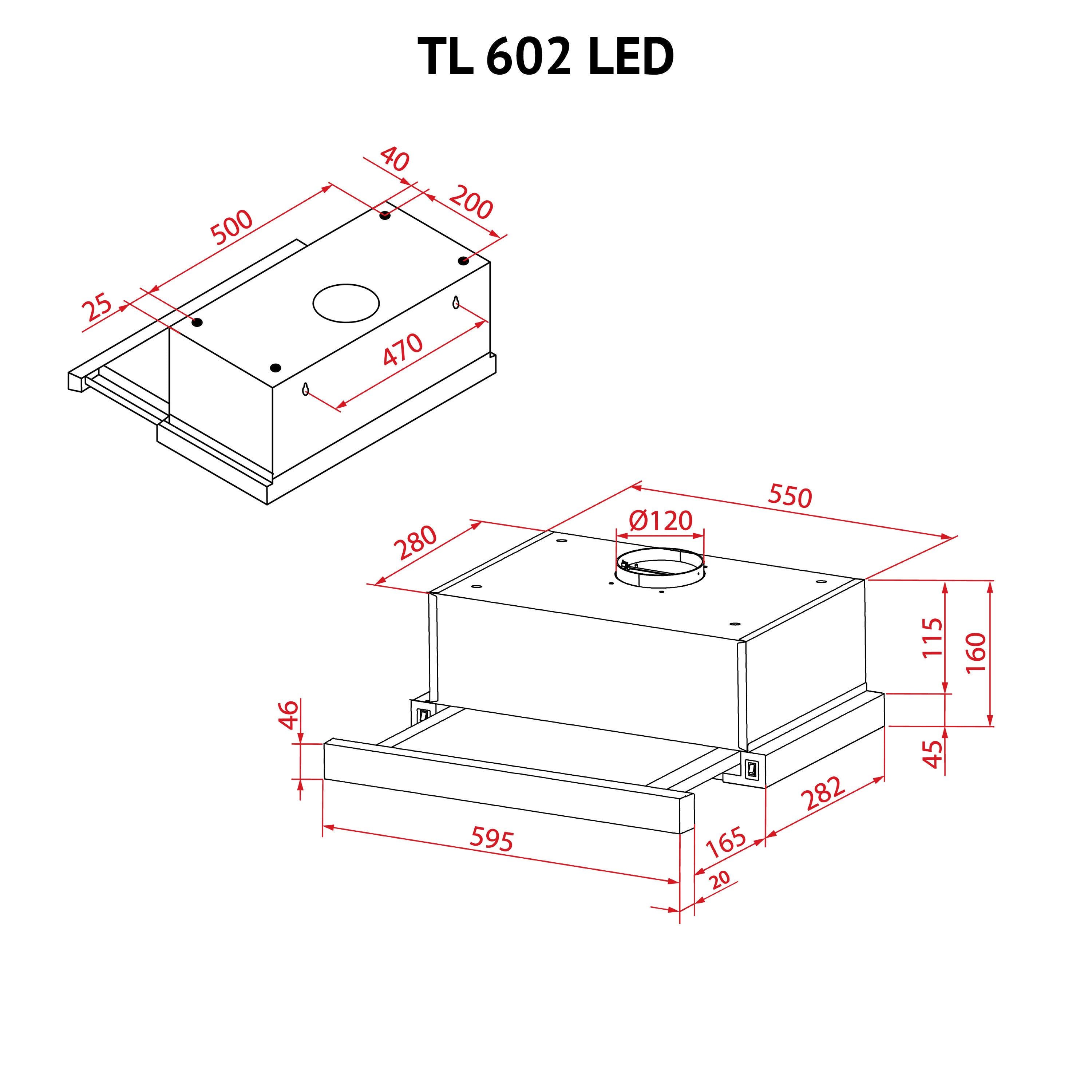 Вытяжка Perfelli TL 602 I LED - фото 11