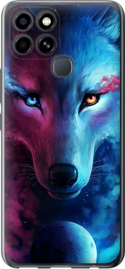 Чехол на Infinix Smart 6 Арт-волк (3999b-2758-42517)