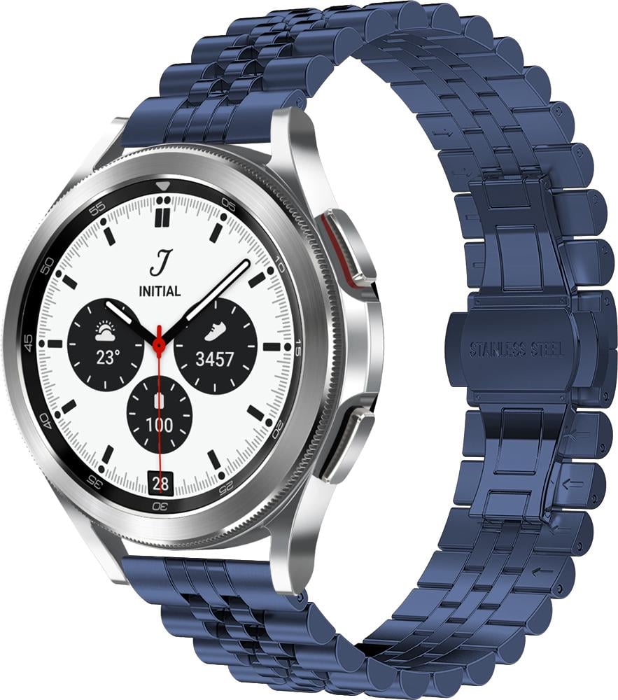 Браслет металлический Stech для Galaxy Watch 4 Classic 42 мм Blue (26909-28)