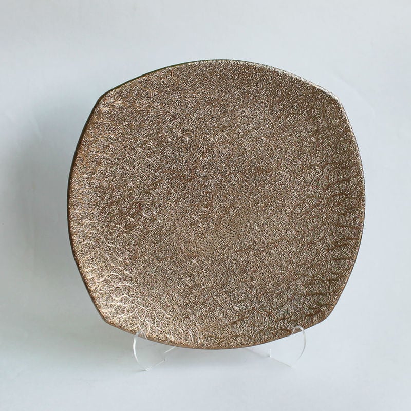 Тарелка для фруктов керамическая Gold (4129) Тарелка для фруктов керамическая Gold (4129)