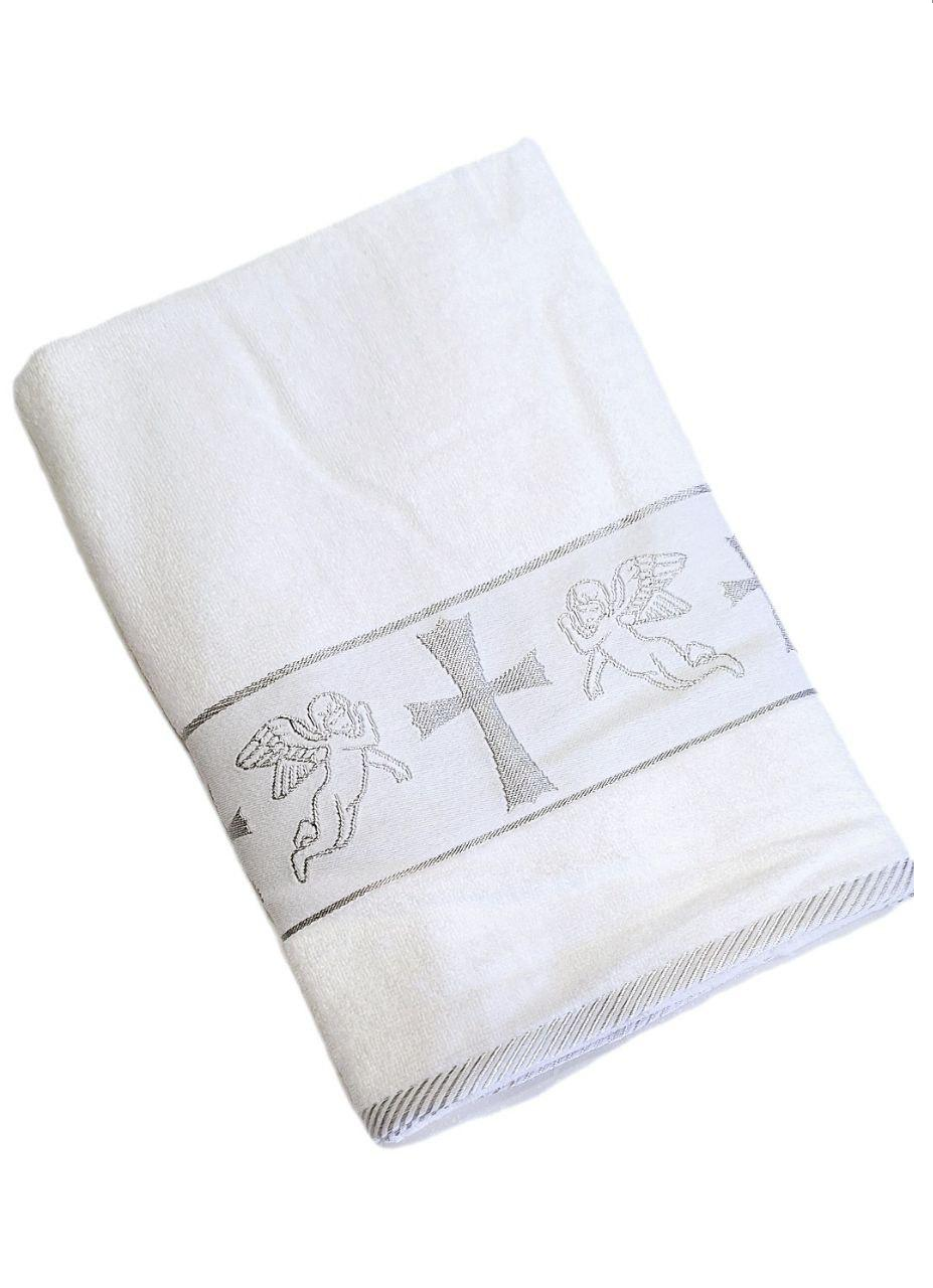 Крыжма для крещения 70х140 см махровая Серебряный Крыжма для крещения 70х140 см махровая Серебряный