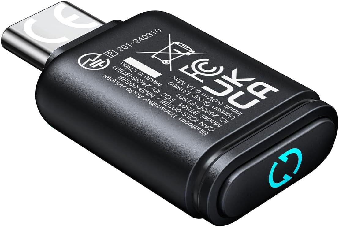 Адаптер UGREEN BT501 Bluetooth 5.3 Black (45008) - фото 2