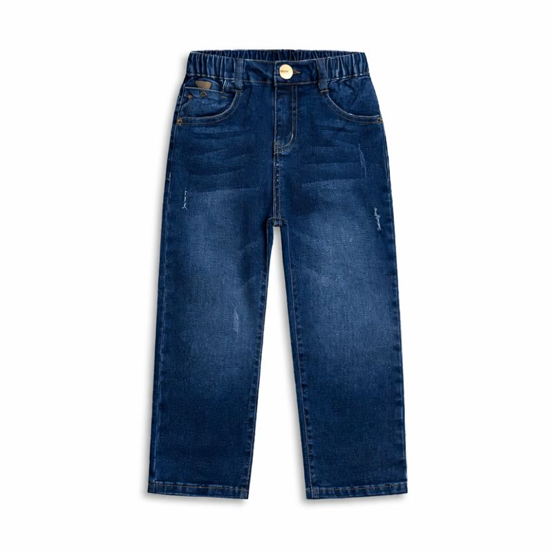 Джинсы для девочки прямые с эластичным поясом 92-98 см (2889212760)