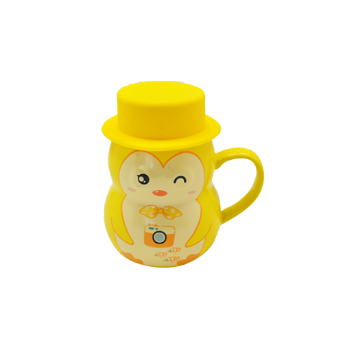 Чашка Stenson с крышкой Пингвин R88400 380 мл (543938)