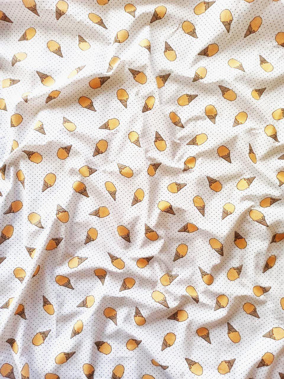 Пеленка ситец Мороженое №23 110х100 см Бежевый (379-19060)