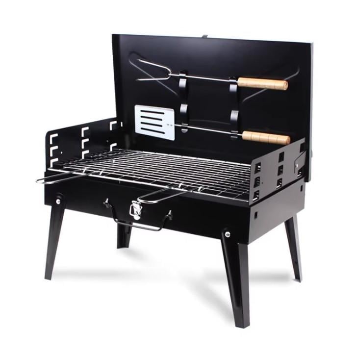 Мангал складной RIAS Portable Barbecue Grill с лопаткой и вилкой 43x26x46 см (3_06427) Мангал складной RIAS Portable Barbecue Grill с лопаткой и вилкой 43x26x46 см (3_06427)