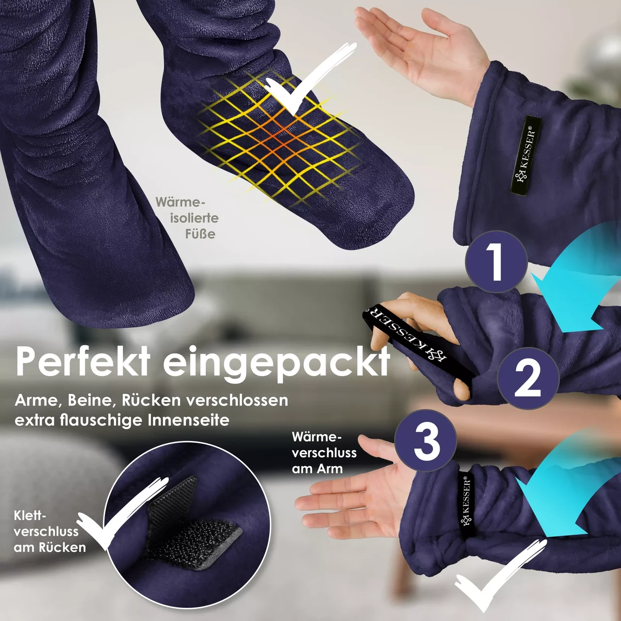 Ковдра-плед KESSER 200x140 см (225262457139vltt-200x140) - фото 3 Ковдра-плед KESSER 200x140 см (225262457139vltt-200x140) - фото 3