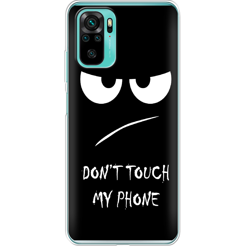 Чехол BoxFace Xiaomi Redmi Note 10 Don't Touch my Phone Прозрачный силикон (42029-up535-42029)