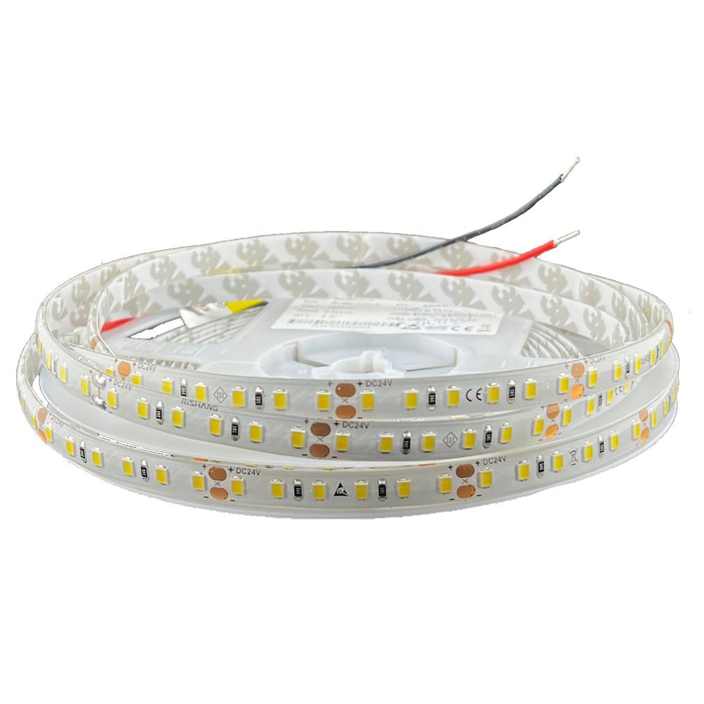 Светодиодная лента 2835-120-IP65-WW-8-24 RV68C0TC-A 1800K (17969)