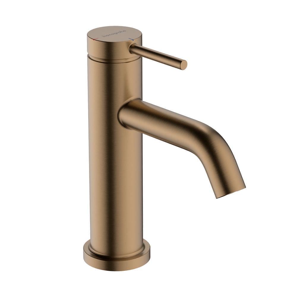 Смеситель для умывальника Hansgrohe Tecturis S 80 CoolStart однорычажный Бронзовый (LM-73302140)