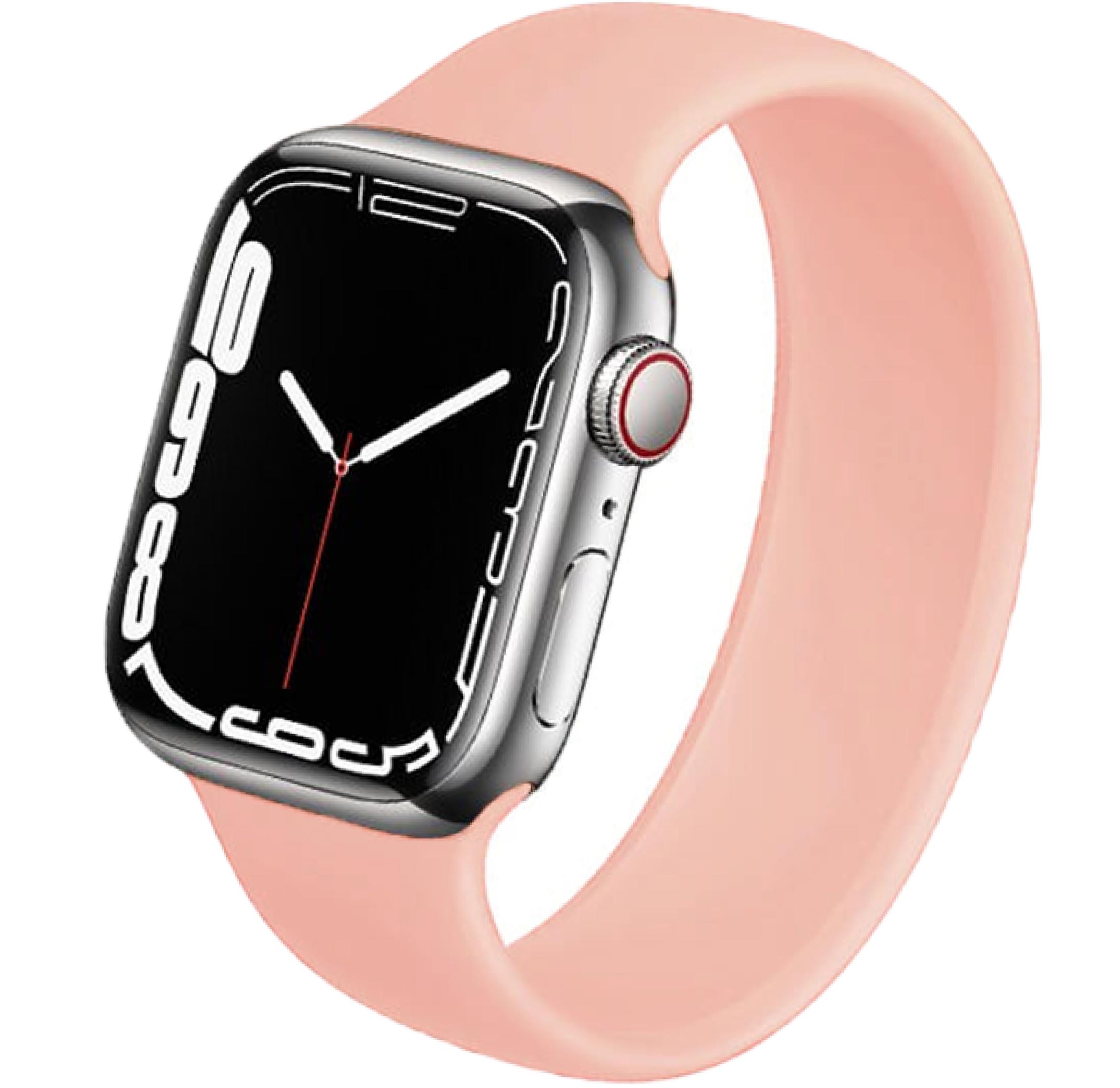 Ремінець силіконовий для Apple Watch 45 мм Pink (14096508)