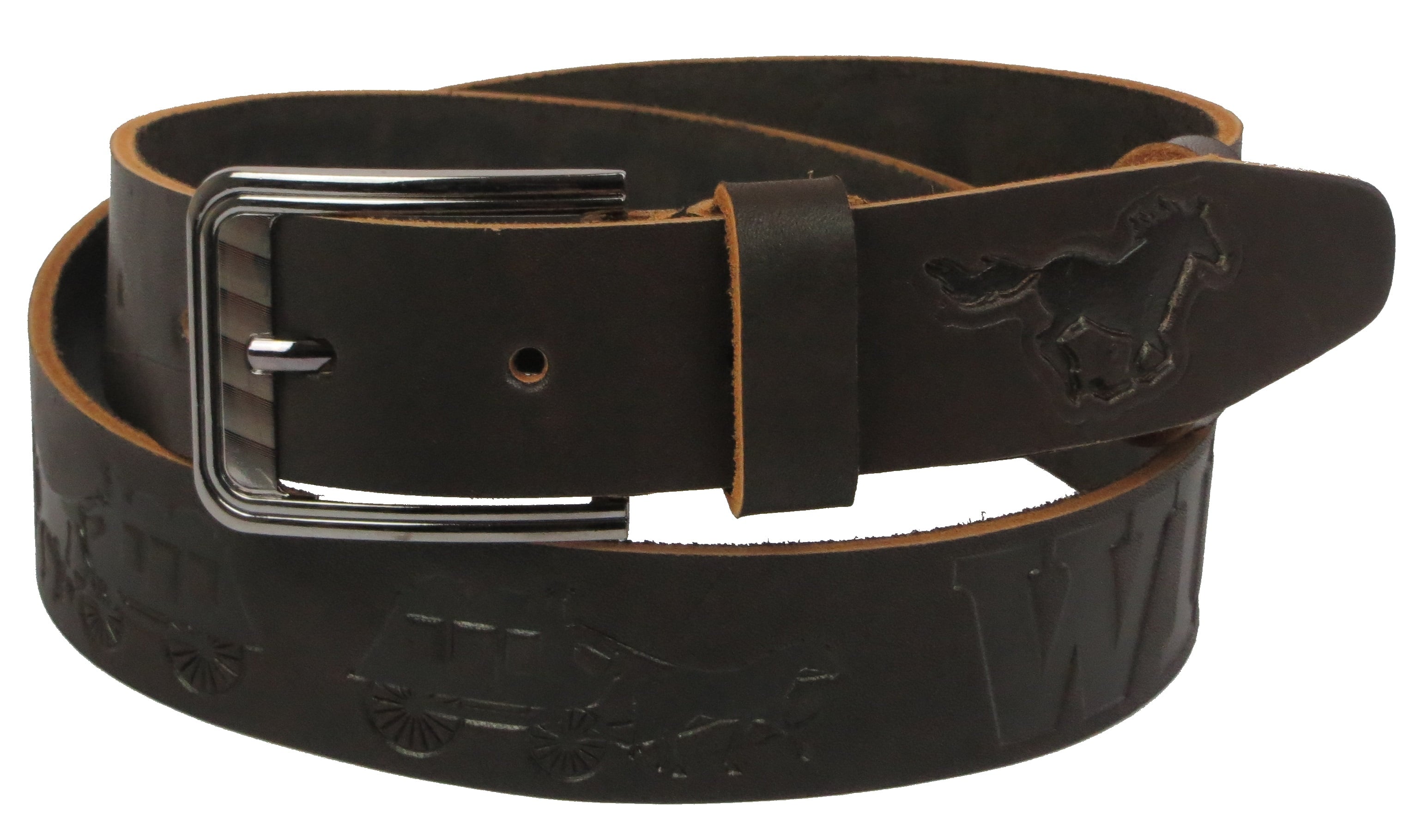 Ремень мужской Skipper кожаный Коричневый (1119-38)