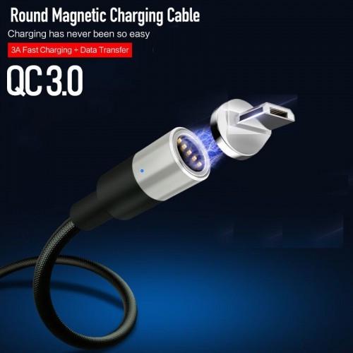 Кабель магнітний швидкого заряджання ROCK micro usb QC 3.0 (25397411) - фото 2 Кабель магнітний швидкого заряджання ROCK micro usb QC 3.0 (25397411) - фото 2