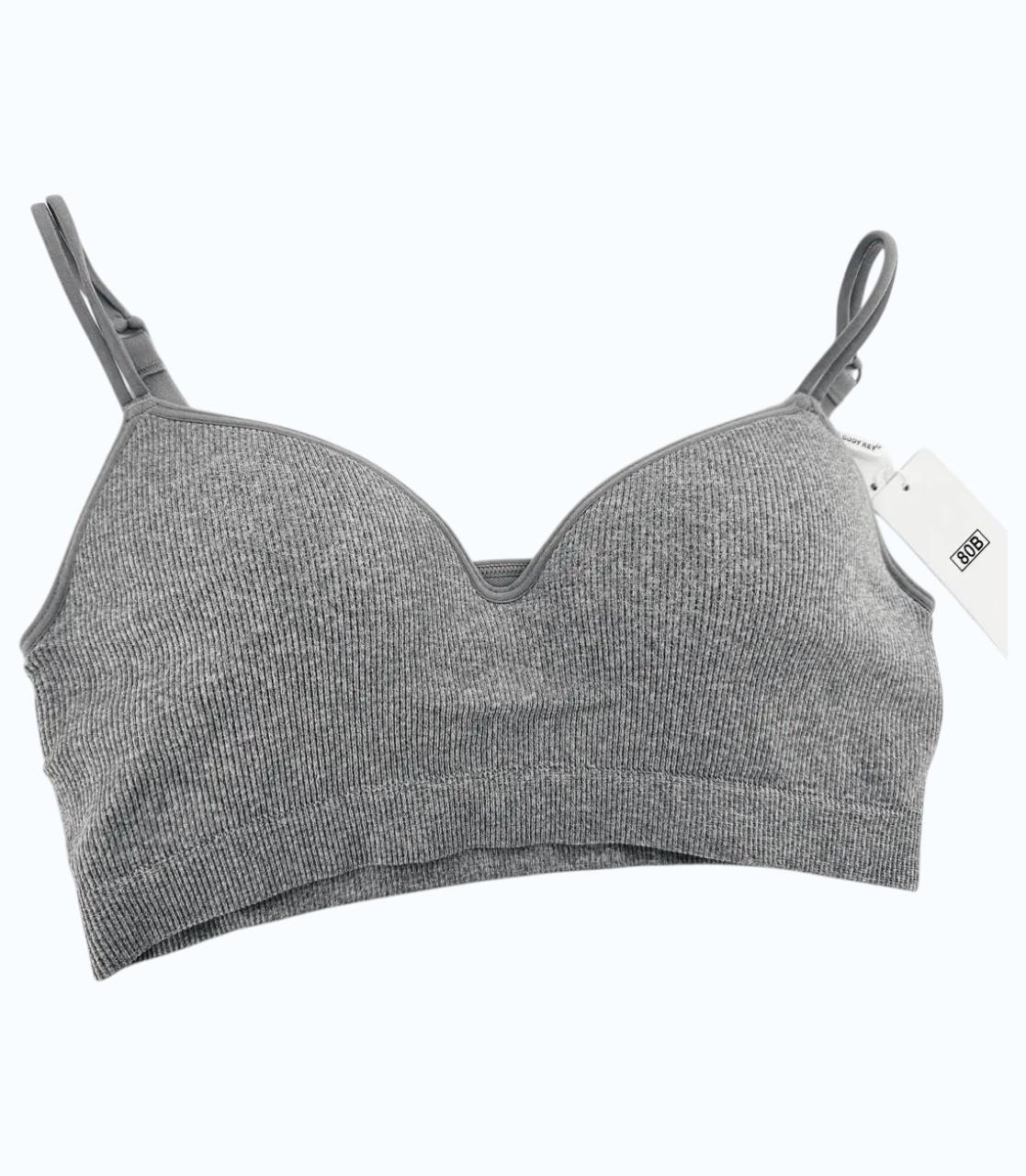 Топ Body Key без косточек без Push-Up 90B Серый (BK1126GRYB)