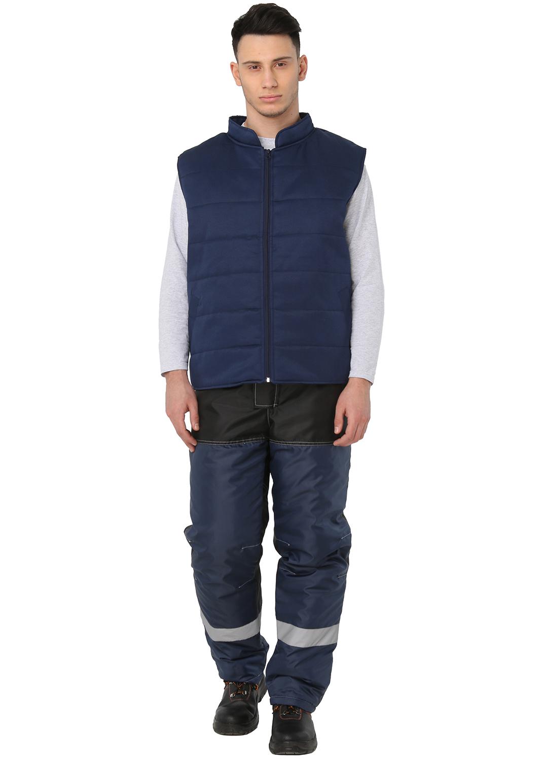 Жилет утепленный рабочий 220227 р. 48/50 Синий (22022704)