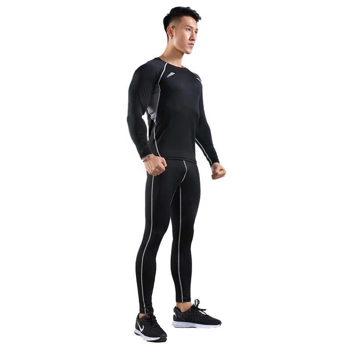 Комплект термобелье FENTA Thermal Underwear Reflective Ventilation для взрослых 170-175 см Black/Gray (3103) - фото 4