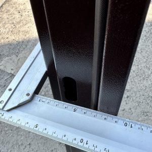 Дверь входная улица Redfort Блейд ПВХ-02 860х2040 мм RAL 8017 - фото 5