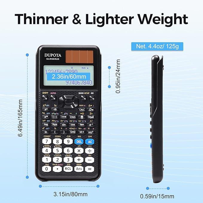 Калькулятор науковий OA-991ES Plus 417 функцій 2-рядковий дисплей на 10+2 цифр - фото 3 Калькулятор науковий OA-991ES Plus 417 функцій 2-рядковий дисплей на 10+2 цифр - фото 3