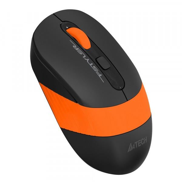 Мышка A4-Tech Fstyler FG10S беспроводная 4кн 2000dpi Black/Orange