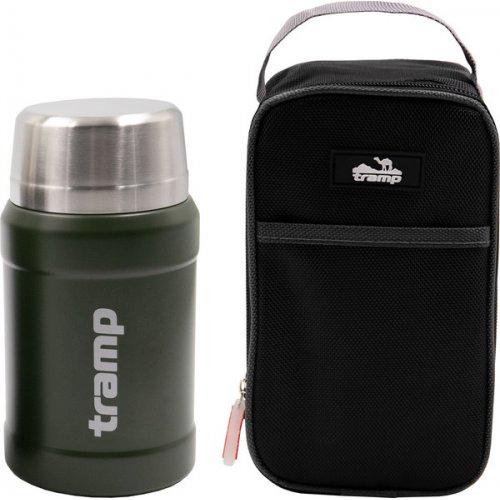 Термос Tramp з широким горлом 800 мл в чохлі Олива - фото 2 Термос Tramp з широким горлом 800 мл в чохлі Олива - фото 2