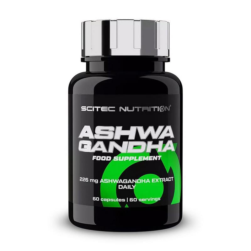 Ашваганда Scitec Nutrition Ashwagandha 226 мг 60 капс.