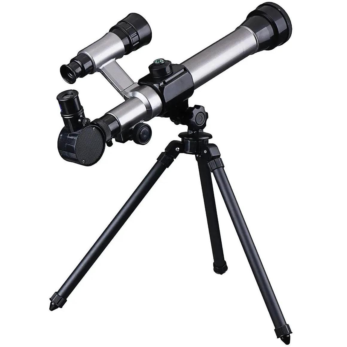 Телескоп детский для астрономии с треногой и сменными окулярами увеличения 20x/30x/40x (2133617997) - фото 4 Телескоп детский для астрономии с треногой и сменными окулярами увеличения 20x/30x/40x (2133617997) - фото 4