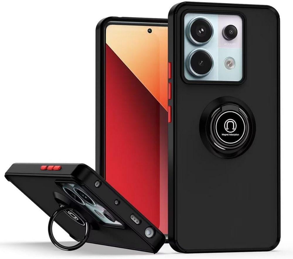 Защитный чехол MatteLuxe Xiaomi Redmi Note 13 Pro 5G (с кольцом) Black (38258-2B)