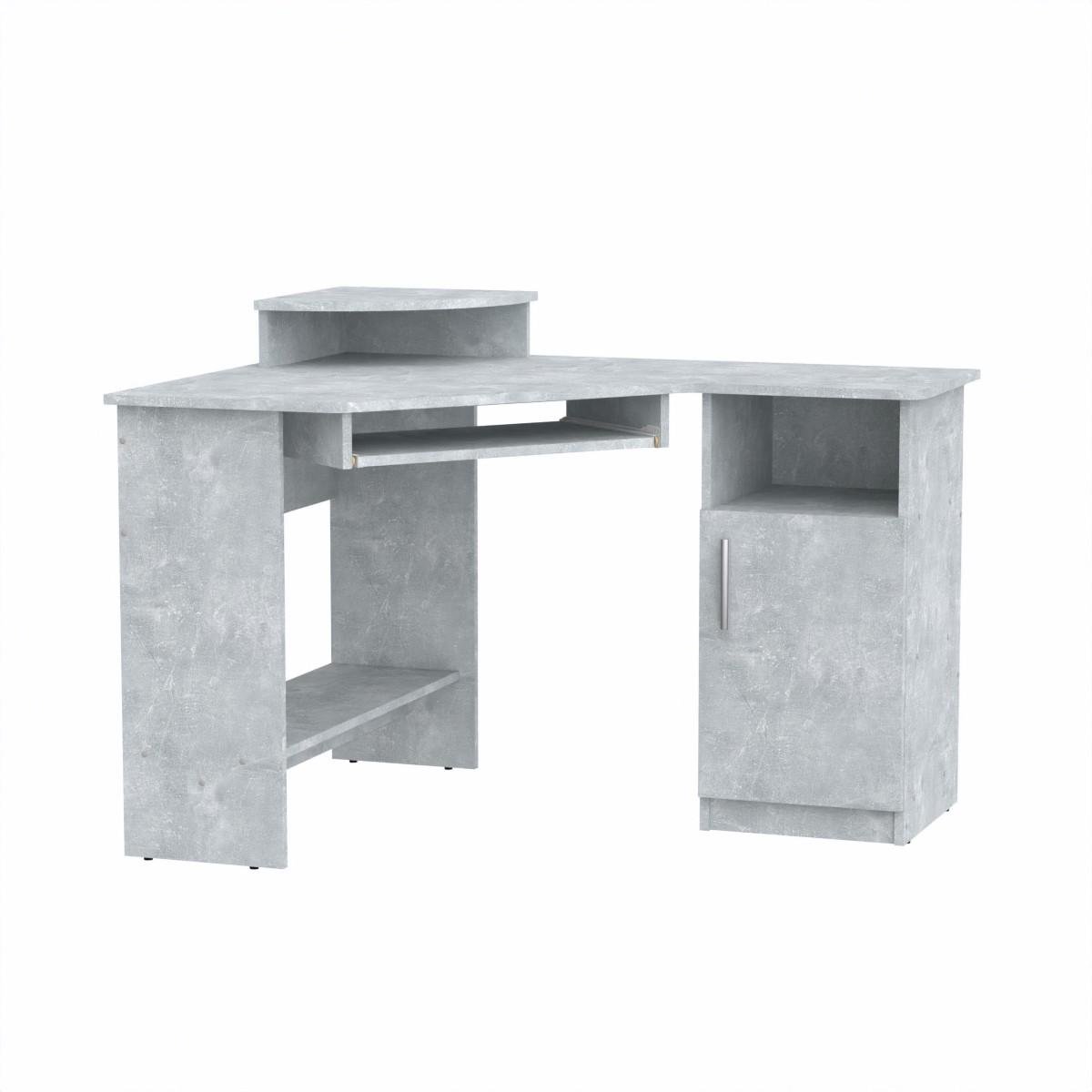 Стіл комп'ютерний Компаніт СУ 1 120х90х86,5 см Бетон (66f00be2e46f9163b5262a36)