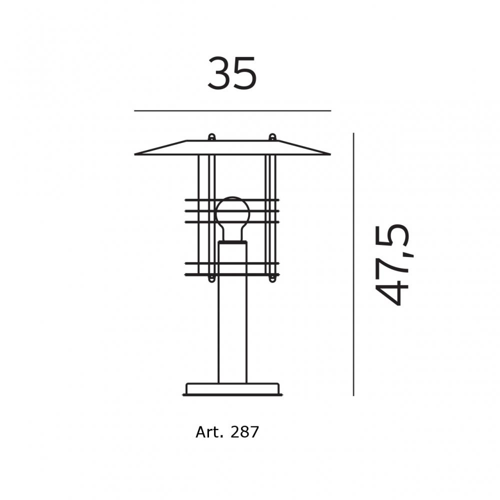Уличный фонарь Norlys Stockholm 287B - фото 2 Уличный фонарь Norlys Stockholm 287B - фото 2