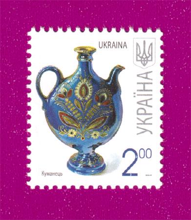 Почтовая марка Украины 2007 года 7-й стандарт Куманець 2 грн (200730019)