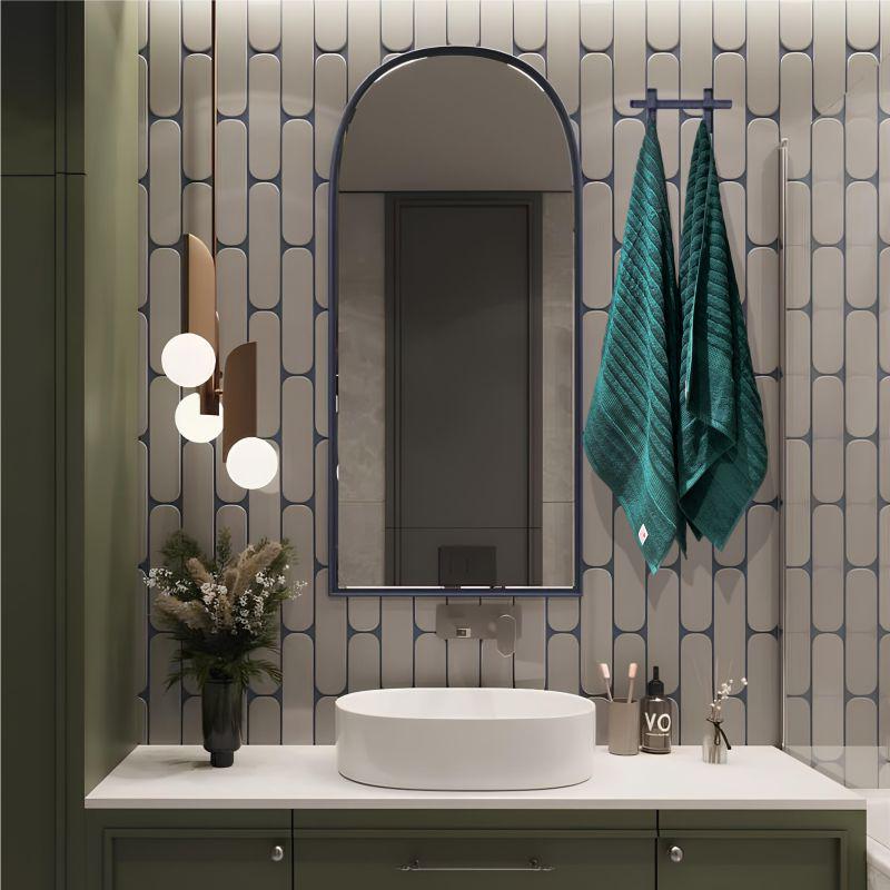 Набір рушників для ванної кімнати Lovely Svi Oxford Stripe жаккард 2 шт. 70х140 см Hunter green (261124) - фото 2