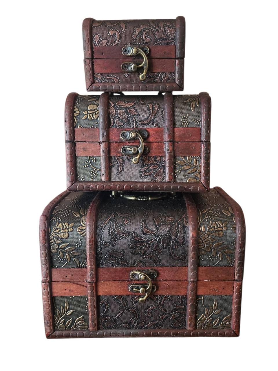 Набор сундуков для карт таро/рун деревянные с листиками 3 шт. (2695999077) Набор сундуков для карт таро/рун деревянные с листиками 3 шт. (2695999077)