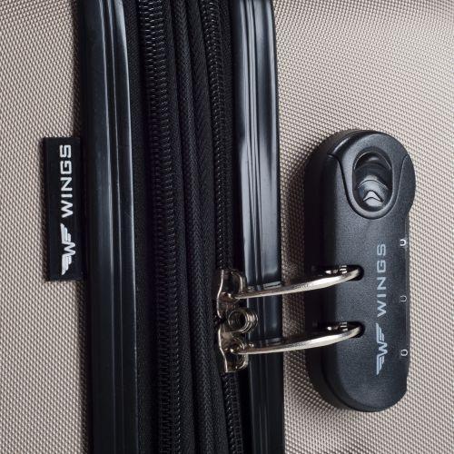 Валіза пластикова Wings 304 середня Рожеве золото - фото 6 Валіза пластикова Wings 304 середня Рожеве золото - фото 6