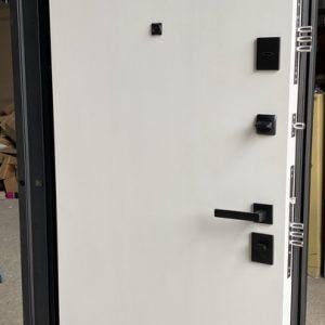 Дверь входная Redfort Грация 960х2040 мм Черный/Белый матовый (23322858) - фото 2