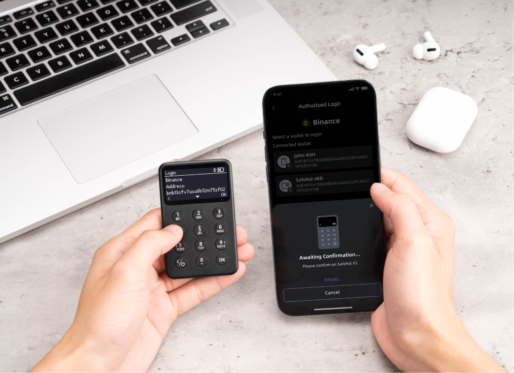 Крипто-гаманець апаратний SafePal X1xUSDC Limited Edition Чорний (SUSDCX1Black) - фото 5 Крипто-гаманець апаратний SafePal X1xUSDC Limited Edition Чорний (SUSDCX1Black) - фото 5