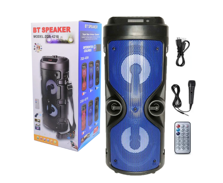 Портативная колонка BT Speaker ZQS-4210 с Bluetooth/FM-радио и аккумулятором (2859879308)