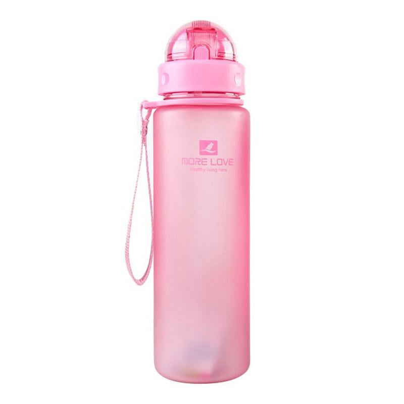 Бутылка для воды спортивная Casno More Love Waterbottle MX-5029 560 мл Розовый (20979-01)