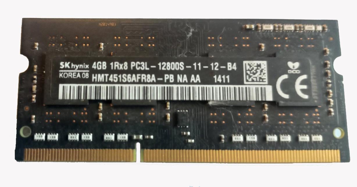 Оперативная память DDR3 SO-DIMM Hynix 1600 4 Гб C11 1.35 v (30600175)