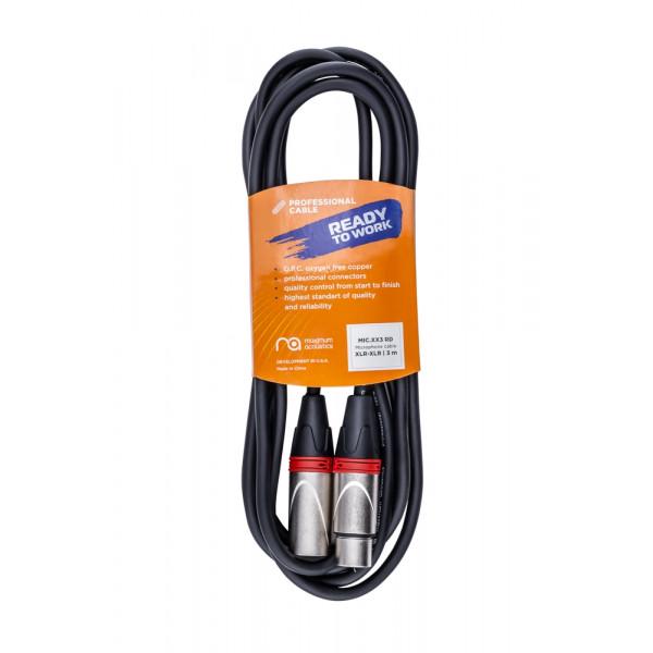 Кабель мікрофонний Maximum Acoustics MIC.XX3 OFC Red (52405) - фото 2