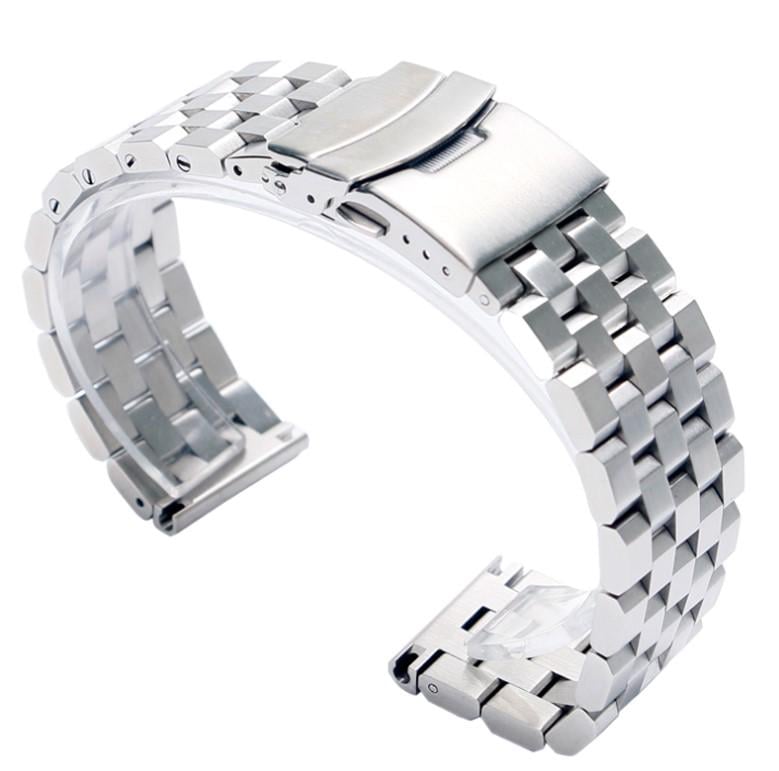 Ремешок стальной BeWatch для часов универсальный Серебристый (1024405) Ремешок стальной BeWatch для часов универсальный Серебристый (1024405)